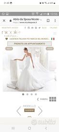 🌸 ABITO DA SPOSA NUOVO – MAI INDOSSATO 🌸