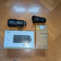 Nikon 16-35 e Tamron 70-200