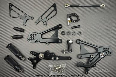 Pedane arretrate STREET TRIPLE 675 / R 2007 2012
