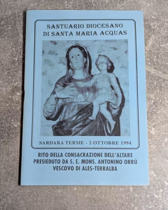 Libretto Santuario Santa Maria Acquas Sardara 1994