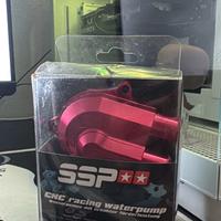 pompa acqua maggiorata ssp anodizzata di rosso