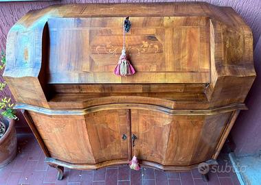 secretaire ribaltina con cassetti 