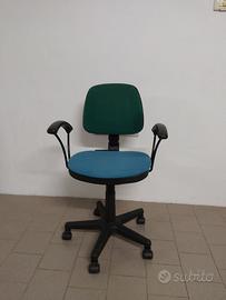 Sedia da ufficio con rotelle