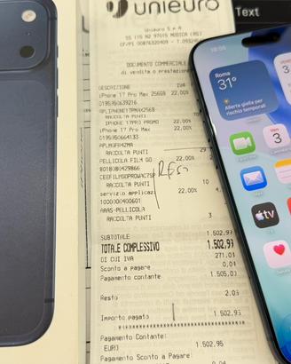 IPhone 17 pro max 256gb