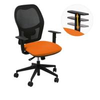Sedia Ergonomica Arancione Regolabile