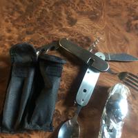 2 set posate picnic apribili e bicchiere