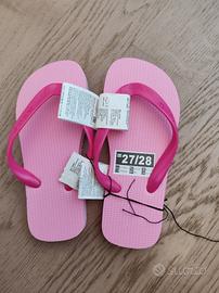 Infradito Bimba Olaian Nuove - Rosa n. 27/28