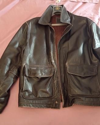Giubbotto in pelle con gilet T. 50/52