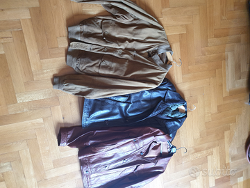 Tre Giubbini in Pelle Vintage 80/90
