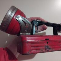 VECCHIA PILA TORCIA LAMPADA DI EMERGENZA VINTAGE 