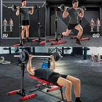 Rack + Panca + Bilanciere + manubri pesi palestra