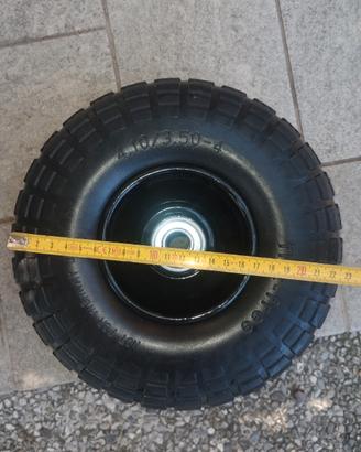 ruote gomma carrello