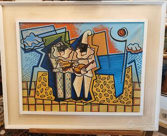 Quadro opera Pippo Oriano olio su tela certificato