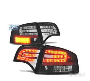 FANALI A LED AUDI A4 B7 SEDAN 04-08 NERI