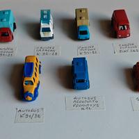12 Modellini CAMPER e AUTOBUS Giodi Kinder e altro