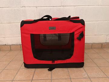 Trasportino pieghevole per cani tg media