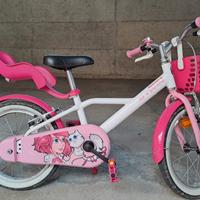 Bicicletta bimba 16 pollici BTwin 500 Docto girl