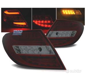 FANALI MERCEDES CLASSE C W204 SEDAN 07-11 BAR LED 