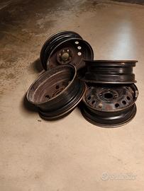 4 Cerchi in ferro originali Fiat Panda 14" – 4x98
