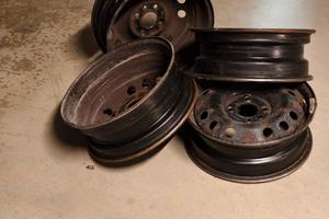 4 Cerchi in ferro originali Fiat Panda 14" – 4x98