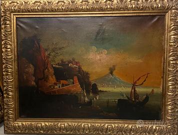 70x50 Dipinto raffigurante un suggestivo paesaggio