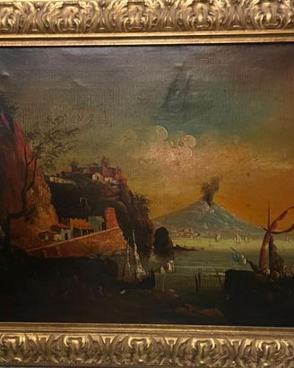 70x50 Dipinto raffigurante un suggestivo paesaggio