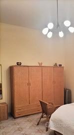 Camera da letto in vimini, lavorazione viennese 