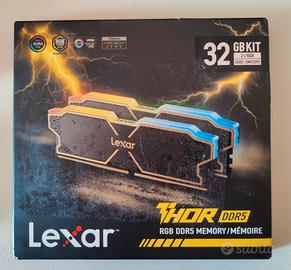 RAM DDR5 32GB + NVME 2TB + CPU + PSU + DISS + CASE