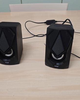 Casse PC 2.0 LinQ A4000 con LED RGB – Come Nuove