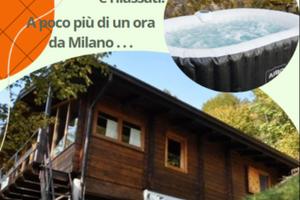 Chalet con idromassaggio 1 ora da Milano