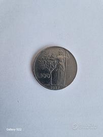 Moneta 100 lire del 1957