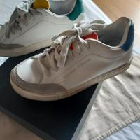 sneakers scarpe Harmont & Blaine n.34 pelle bianca