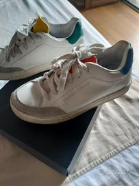 sneakers scarpe Harmont & Blaine n.34 pelle bianca