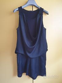 vestito elegante-tutina nero Sisley tg.L=8-9=140cm
