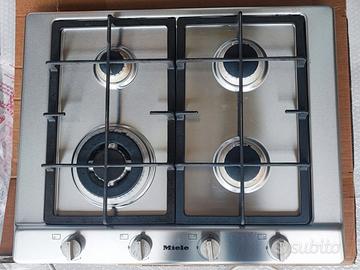 Miele KM 2013 PianoCottura Gas 65cm Inox 4 fuochi
