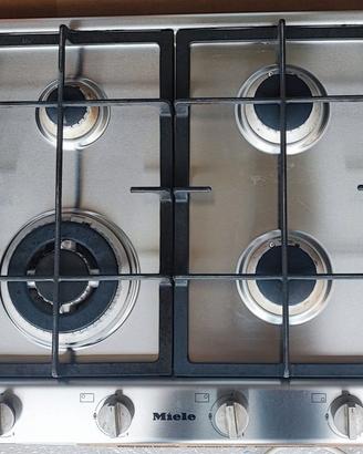 Miele KM 2013 PianoCottura Gas 65cm Inox 4 fuochi