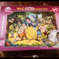 Puzzle Biancaneve maxi double face 108 pezzi