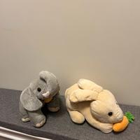 Peluche Thun Elefante e Coniglio