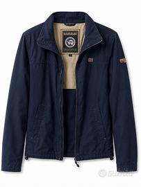 Giacca Uomo Napapijri Geographic Blu Navy Vintage