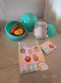 Lotto peluche molang mini plush x2