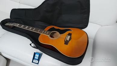 chitarra 12 corde eko ranger5 elettrif. + custodia