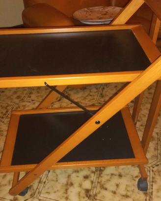 carrello portavivande pieghevole Foppapedretti