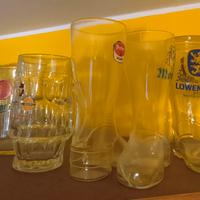 Collezione bicchieri birra