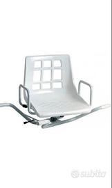 sedia girevole a 360 gradi per vasca da bagno