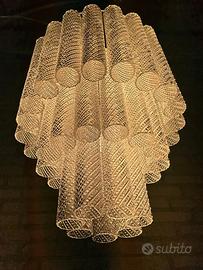Grande lampadario stile venini anni 70 4