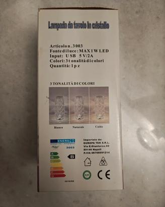 Lampada da Tavolo Touch Senza Fili ricaricabile