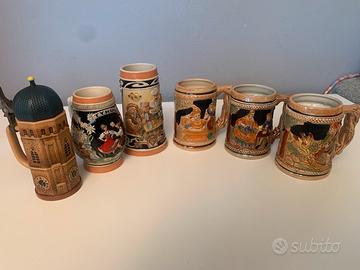 Set boccali da birra Fabbri Editore Collection