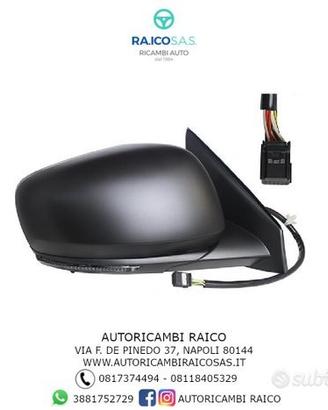 Specchio retrovisore elettrico renault kadjar 2015