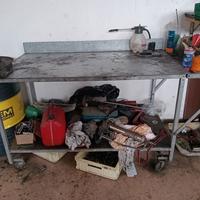 banco da lavoro con morsa