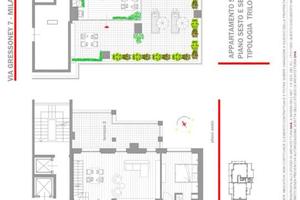 Appartamento di 172 m² con 4 locali a Milano